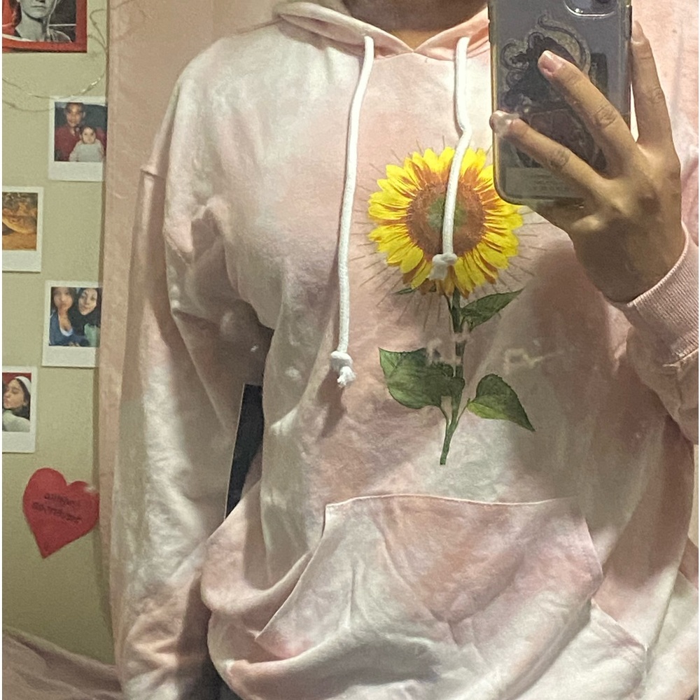 Tye-Dye Sunflower Hoodie